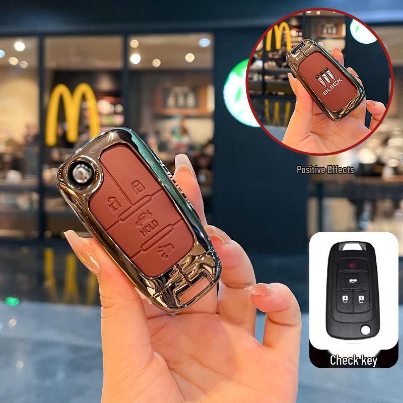 Folding Metal Key Case for Buick Excelle, Yue Lang 10-20 models