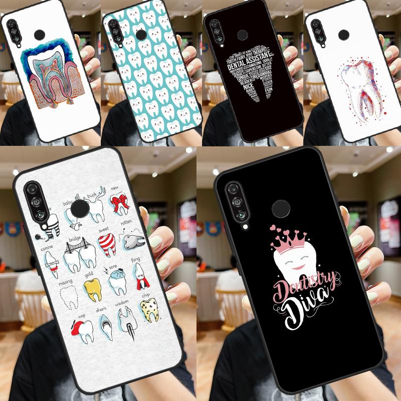 Dental Definitions Tooth For Huawei Nova 3i 7i 8i 11i Y60 Y70 Y90 Y61 Y91 Nova 11 9 10 SE P30 Pro P20 P40 Lite Case