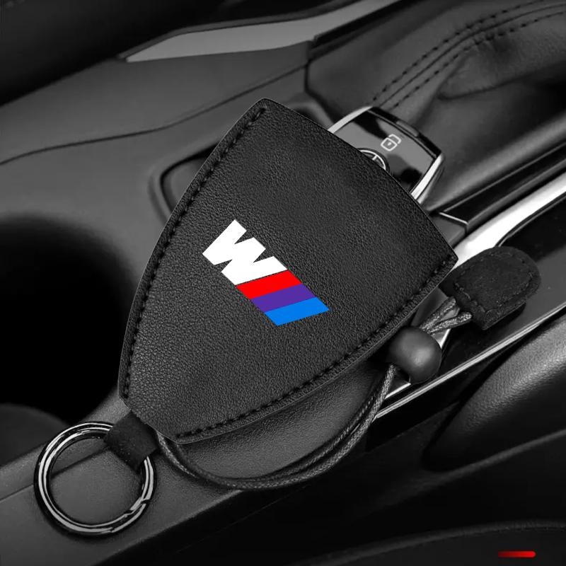1Pcs M LOGO Car Key Protection Shell Bag Car Key Case Cover Car Keychain For BMW X6 X1 X2 X3 X4 X5 X7 E46 E39 E90 E36 E60 E34 E30 F30 E71 F10 F10