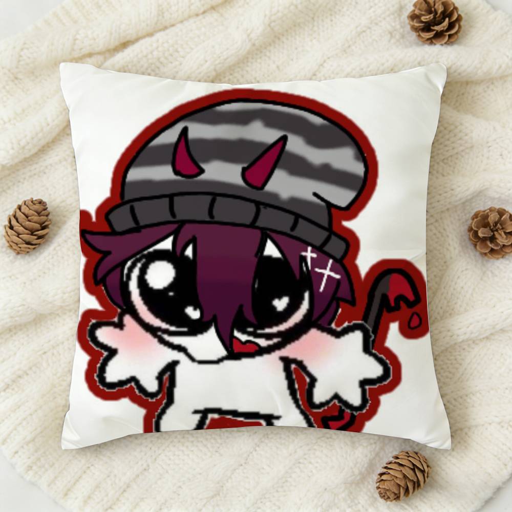 K-Killer Chat Ronin Misaki Double-Sided Printed Square Decorative Cushion Cover For Sofa Living Room Home Decor