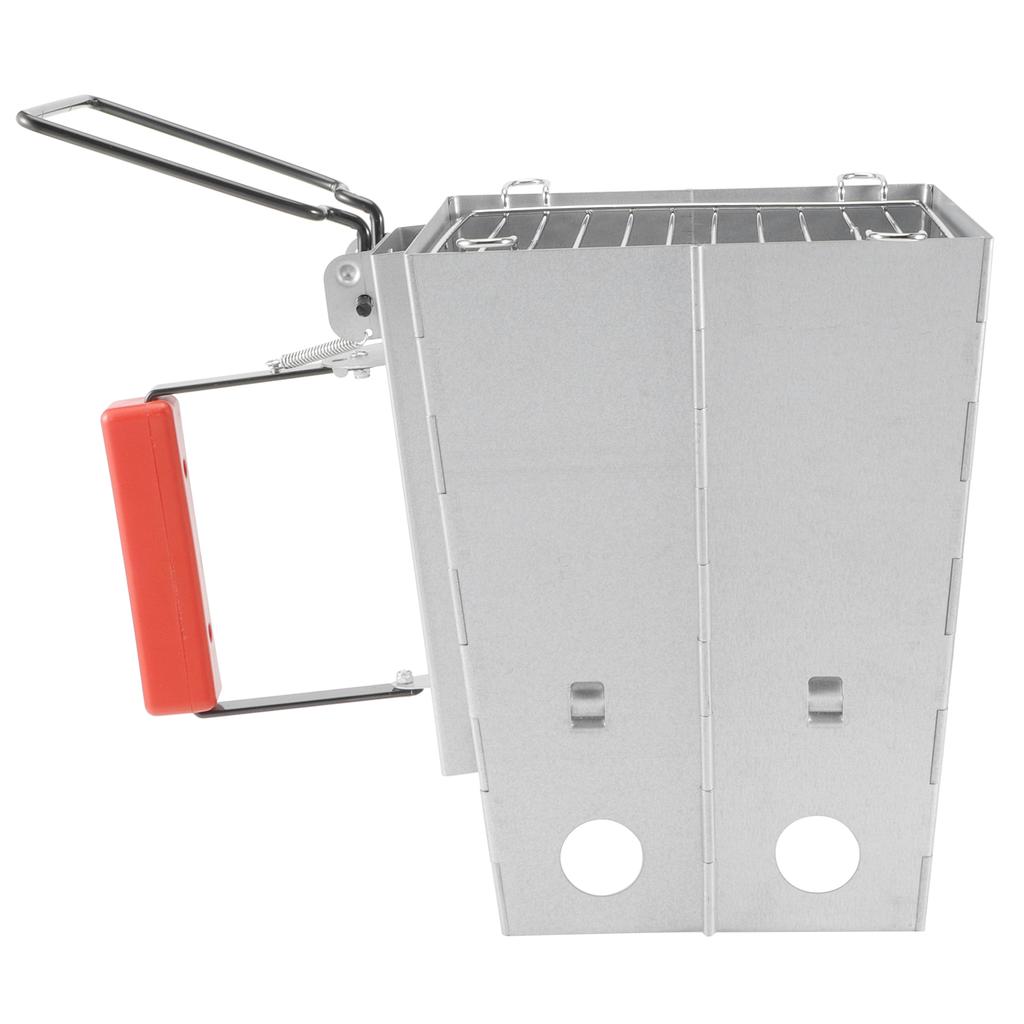 Folding Camp Burning Stove Stainless Steel Portable Camping BBQ Grill with Storage Bag