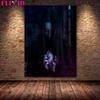The Temptation of Witches Retro Mural Art Oil Painting "Witch's Heart" Night Poster