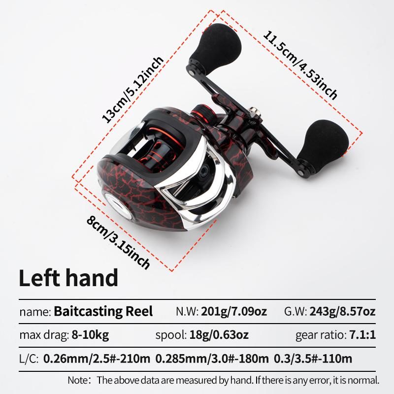 Factory Direct 18+1BB High Speed Metal Spool Long Cast Deep Sea Baitcasting Carp Saltwater Fishing Reels