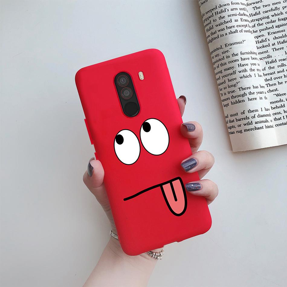 For Xiaomi Pocophone F1 Case Cute Cactus Soft TPU Silicone Back Cover For Pocophone F1 F 1 Poco F1 Phone Case Fundas Coque Shell
