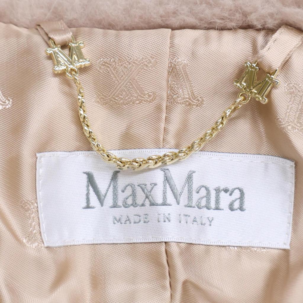 Max Mara In Good Condition, Genuine Japanese Product, 23473601376, Alpaca X Wool X Silk Teddy Bear Cape Poncho, Short Coat SM Sand beigeUsed