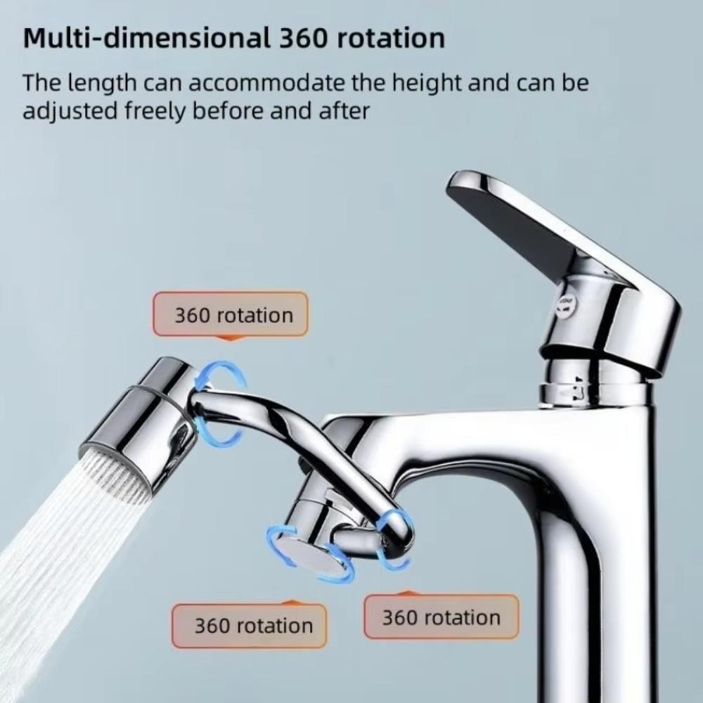Zinc Zinc Alloy Faucet Extender Silver Faucet Nozzle Adapter Practical Faucet Sprayer Head  Bathroom