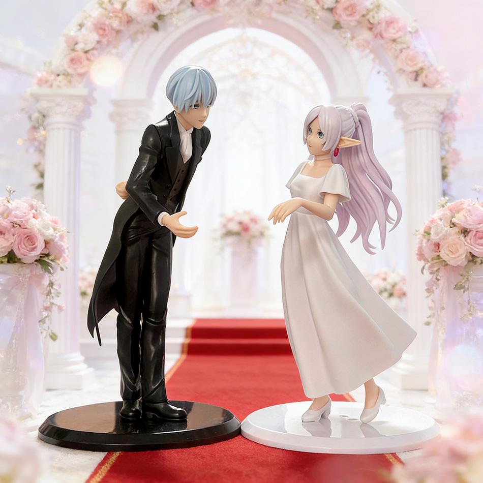 18-20CM Frieren: Beyond Journey's End Anime Figure Frieren Himmel Proposal Dance Action Figure PVC Ornaments Toy Brithday Gift