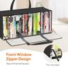 DVD Organizer Bag Non Woven Fabric Material Large Capacity Comic Book Storage for Bedroom Living Room Gift Use