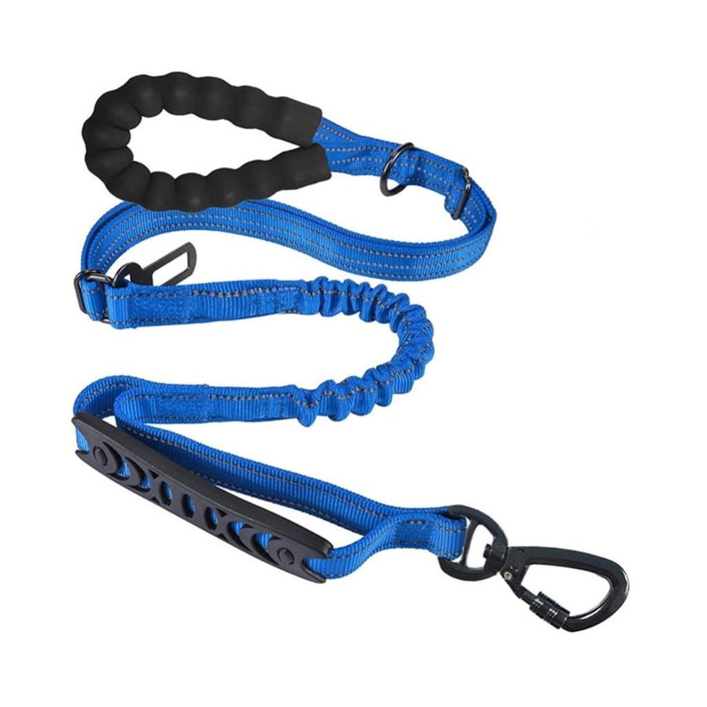 Reflective Dog Leash with Comfortable Padded Handle Heavy Duty Traction Rope for Strong Dogs - Enhance Safety And Contr