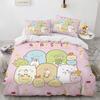 Anime Kawaii Cartoon Sumikko Gurashi Bedding Set Boys Girls Twin Queen Size Duvet Cover Pillowcase Bed Kids Adult