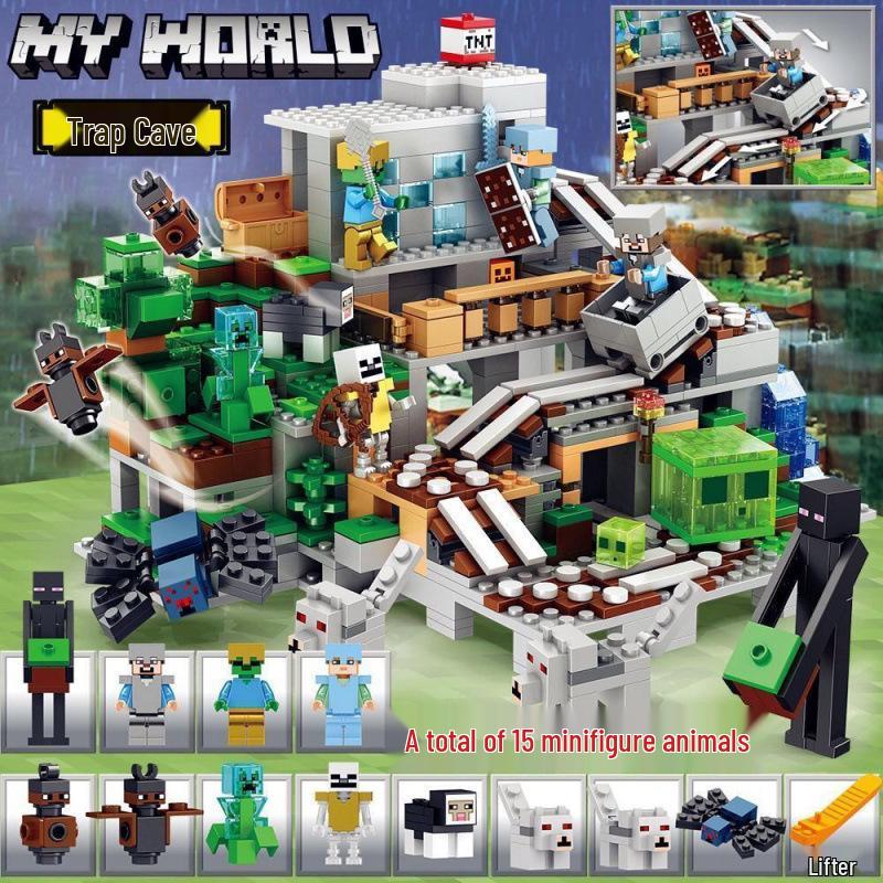 World Assembly Chinese Building Blocks: Cave Village Set for Kids