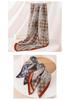 2026 New Women's Silk Scarf: Old Money Style, 86cm Mulberry Silk Crepe Satin, High-Grade Feel, Printed Square Scarf Shawl