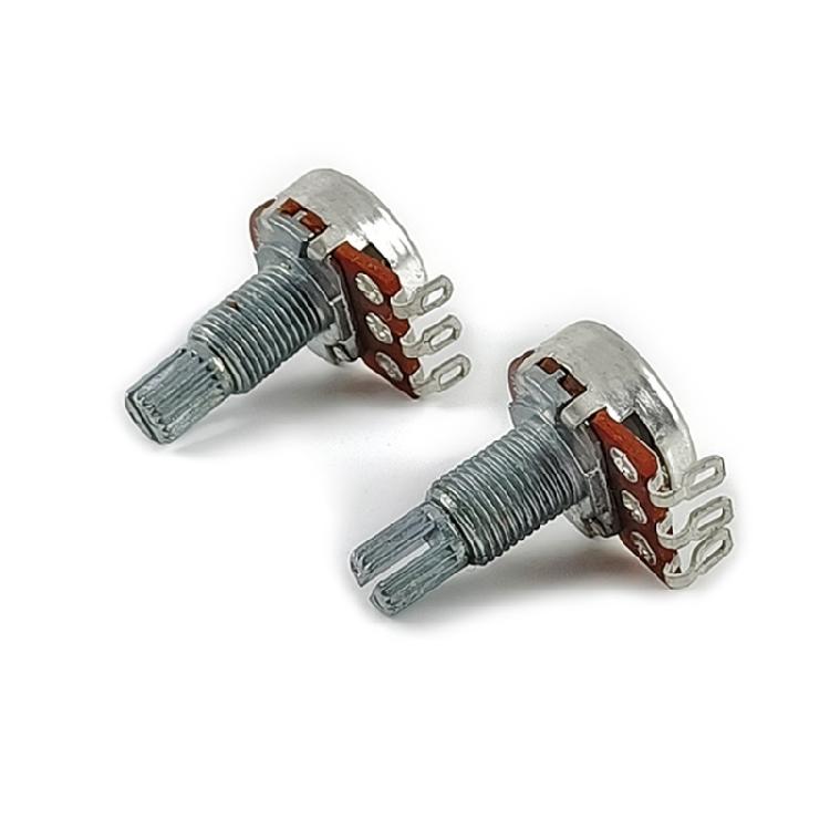 10PCS/Pack A500K/B500K/A250K/B250K 18mm Potentiometers Suitable for Audios Control In Guitars and Bass Instruments