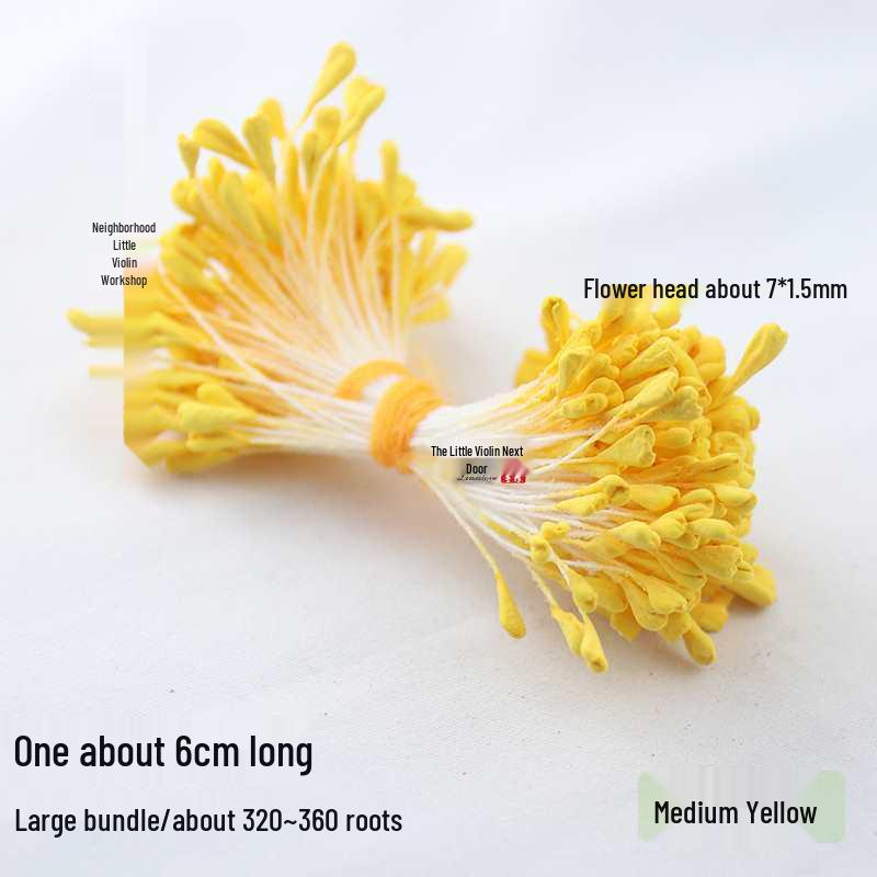 Korean Flat-Head Matte Flower Buds for DIY Hair Accessories