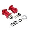 6 Pawl Mountain Bike Hubs Set 32H Spokes Hole Sealing Bearing 100/135mm Axles Light Weight Aluminum Alloy Construction