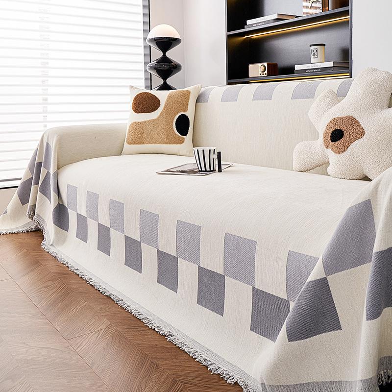 Chenille Thickened Anti-Scratching Sofa Towel Nordic Style High-Grade Sofa Cover All-Inclusive Universal Cover
