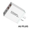 55w 65w AU Plug Fast USB Charger Type C Charger for Xiaomi Redmi iPhone Samsung SmartPhone Quick Charging Adapter PD Wall Charge
