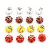 10pcs/lot 10x11mm 3D Enamel Pumpkin Charms Pendant DIY Jewelry Making Findings Supplies for Necklace
