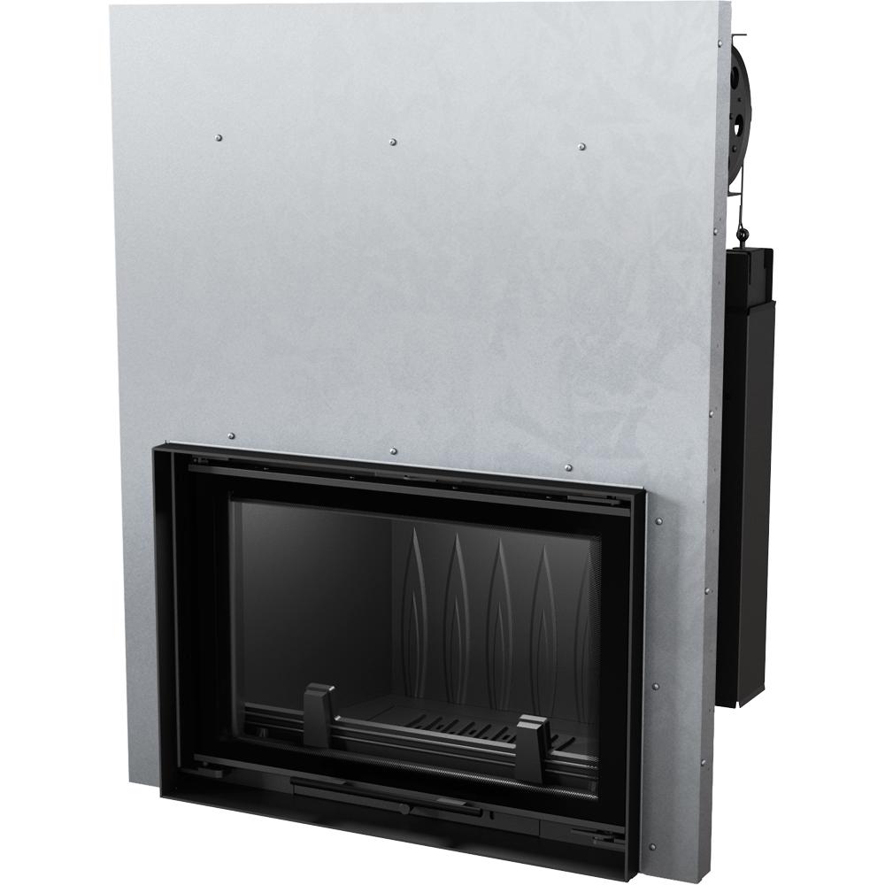 Cast iron fireplace KRATKI WIKTOR 14 kW Ø 200 lift-up