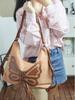 2024 Women's Retro Large Capacity Bow Tote Crossbody Shoulder Bag