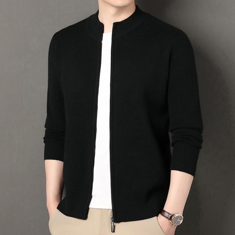 Men's Trendy Knit Cardigan - Autumn/Winter Fashion, Comfortable Casual Sweater Jacket