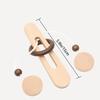 Ancient Chinese Wooden Ring Puzzle, Brain Challenge Unlocking Game For Logic Training, Hands-On Learning Toy For Teens & Adults
