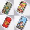 Anime B-Bobs B-Burgers Shockproof Phone Case For Samsung S25,S24,S21,S22,S23,S30,Ultra,S20,Plus,Fe,Lite,5G Black Cover