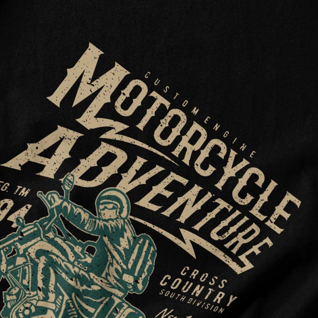 Men T Shirt Motorcycle Adventure Vintage Motor Gifts Y2K Graphic Customized Unisex Clothing T Shirts