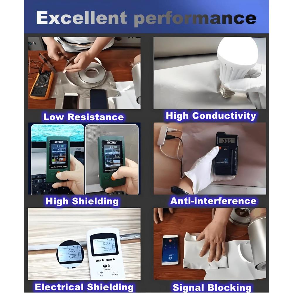 Double conductive cloth tape anti-interference isolation electromagnetic wave tape mobile phone touch screen repair