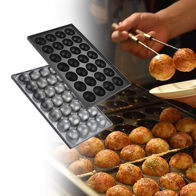 28 Kavite Takoyaki Pişirme Tepsisi Köfte Tabağı Yapışmaz Mutfak Aletleri Alüminyum Japon Takoyaki Tepsisi Yemek Pişirmek için