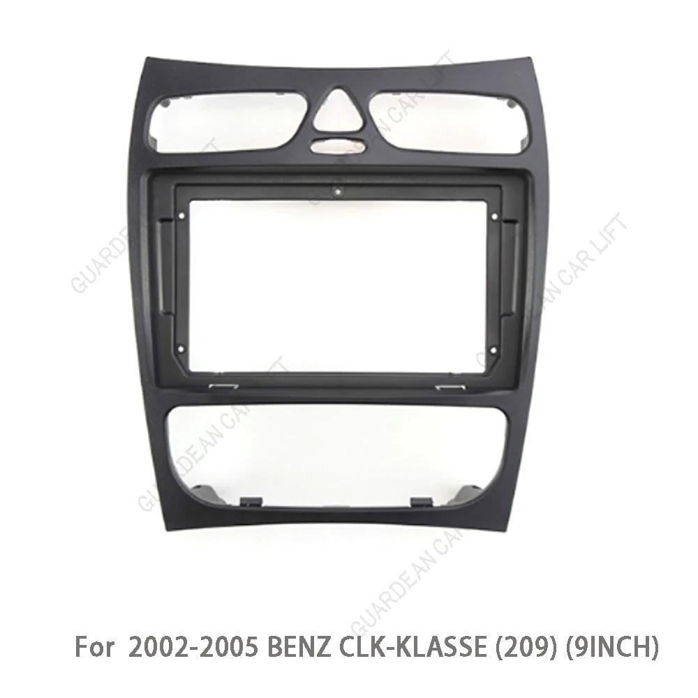 For Mercedes BENZ C-Klasse W203 CLK-klasse W209 G-klasse W463 Vito Viano W639 9 Inch Car Radio Frame Kit Dash Panel GPS Fascias