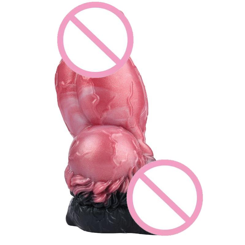 Realistický rukáv masturbátoru koňského penisu – Silikonová stoka pro muže | Životu podobná mimozemská onahole kapesní vagína