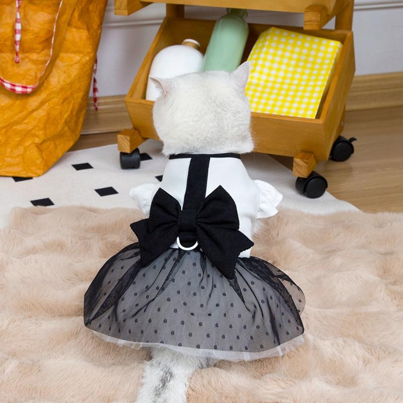 Pet Dog Cat Gowns Couples Costumes Pet Wedding Clothes