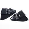 2 pièces Garniture de Cadre de Haut-parleur de Pilier de Voiture Couleur Fibre de Carbone Motif Bambou pour Toyota Hilux Revo Conquest 2015-2021 Toyota Fortuner