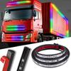 24V Rear Navigation Light Colorful Flashing Vehicle Safety Light  Truck Decor Accessory