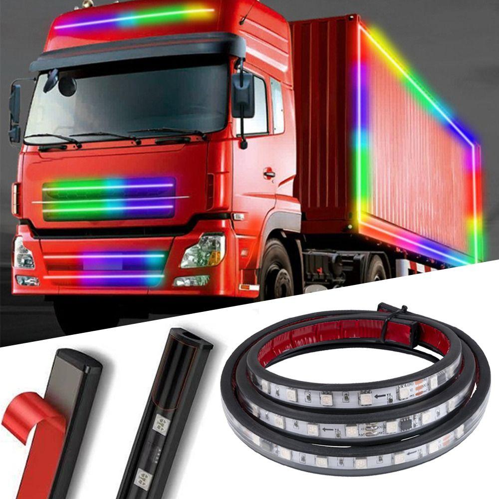 24V Rear Navigation Light Colorful Flashing Vehicle Safety Light  Truck Decor Accessory