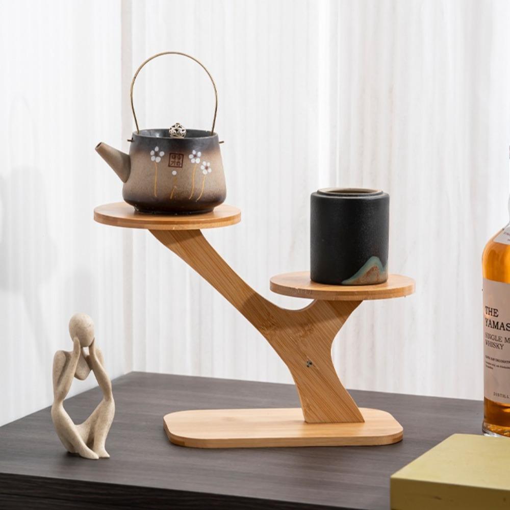Suporte de Flores para Mesa em Forma de Galho de Árvore Suporte de Plantas de Mesa Multicamadas para Janela
