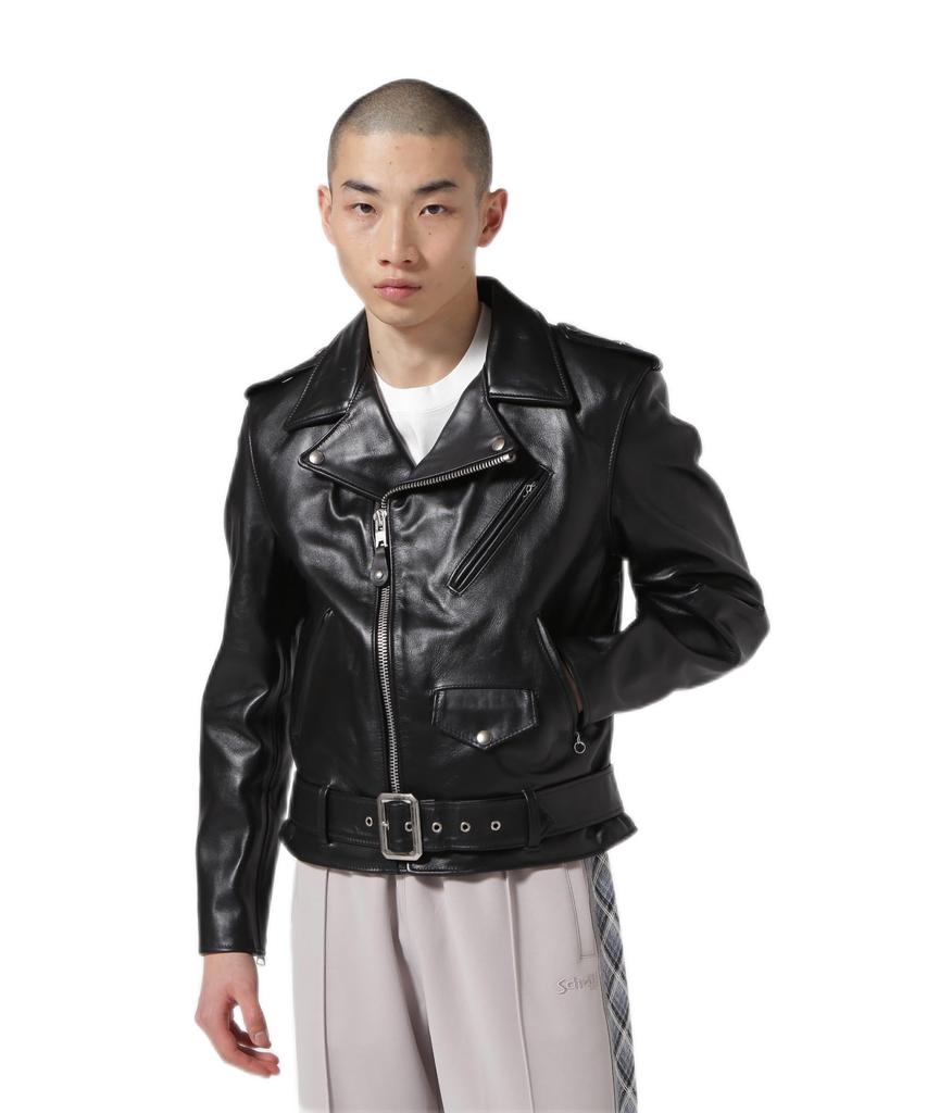 Schott NYC 613US One Star Riders Leather Size Jacket, Men's, 34, Black, 782-3950083