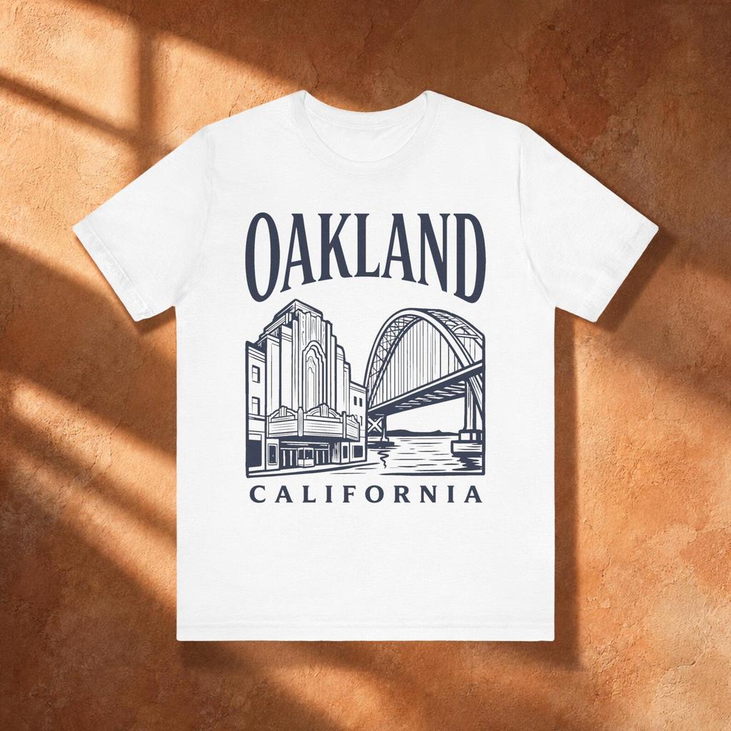 Oakland Ca T-Shirt Unisex - California Travel Souvenir Shirt Gift For Women & Men