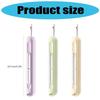 3 Pcs 2-in-1 Needle Threader Seam Ripper Stretchable Remover Tool Thread Remover for Craft Sewings Thread Removing