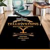 Western Adventure Romance Office Rug Chair Mat, Game Carpet, Suitable for Front Door, Bedroom, Living Room, Desk, Holiday Gift