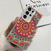 Mandala Style Pattern Shockproof Phone Case for Samsung Galaxy S26 Edge S25 Ultra S24 FE S23 Plus S21 Cover Anti Fall Fundas