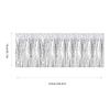Decorative Tassel Table Skirt for Rectangular Round Table Birthday Wedding Party (Golden)