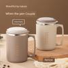 Cup Large Capacity Vacuum Cup with Spoon Brewing Portable Coffee Cup with Lid Mug Fancy Manufacturer