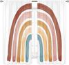 Multicolor Rainbow High Shading Bedroom Curtains Twinkling Stars Living Room Home Decor Thick Blackout Drape New Style Curtain