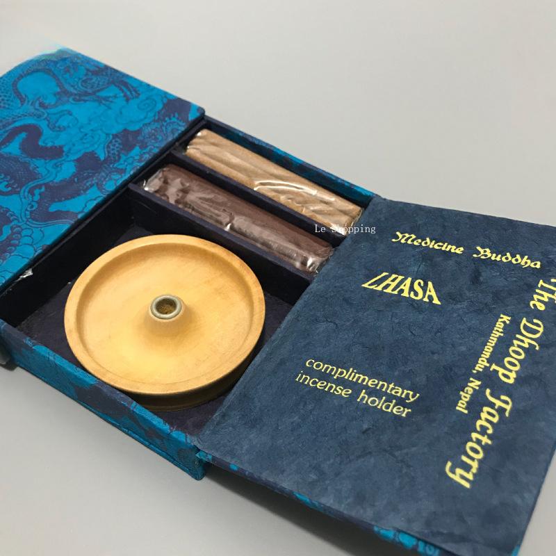 7 Pieces/set of Incense Gift Box Natural Plant Handmade Incense Holder Incense Holder for Indoor/ Sleep and Air Purification