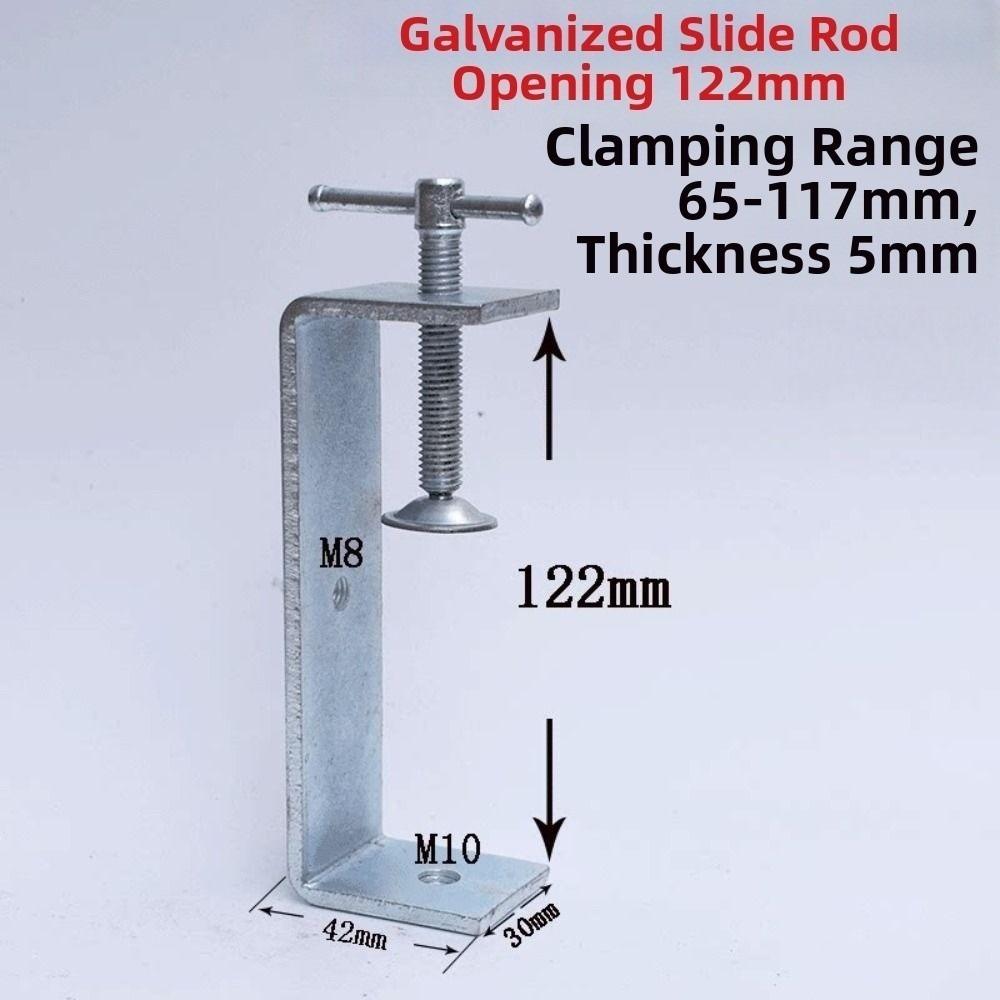 Adjustable Square Clamp Zinc Plating Fixed Holder Clip Professional C-clamp Hardware Fasteners