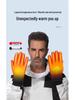 USB Heated Gloves: Winter Warmth with Thick Velvet, Cold-Resistant Motorcycle Riding Power Bank Heating