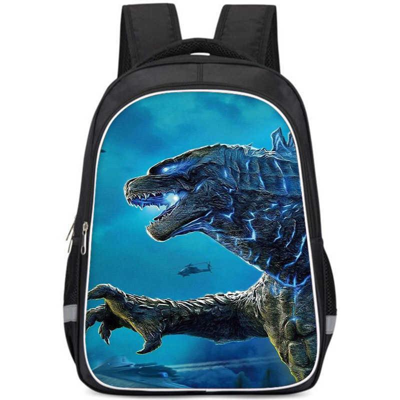 Large Capacity Lightweight 3d Godzilla Backpack For Kids Perfect For School
