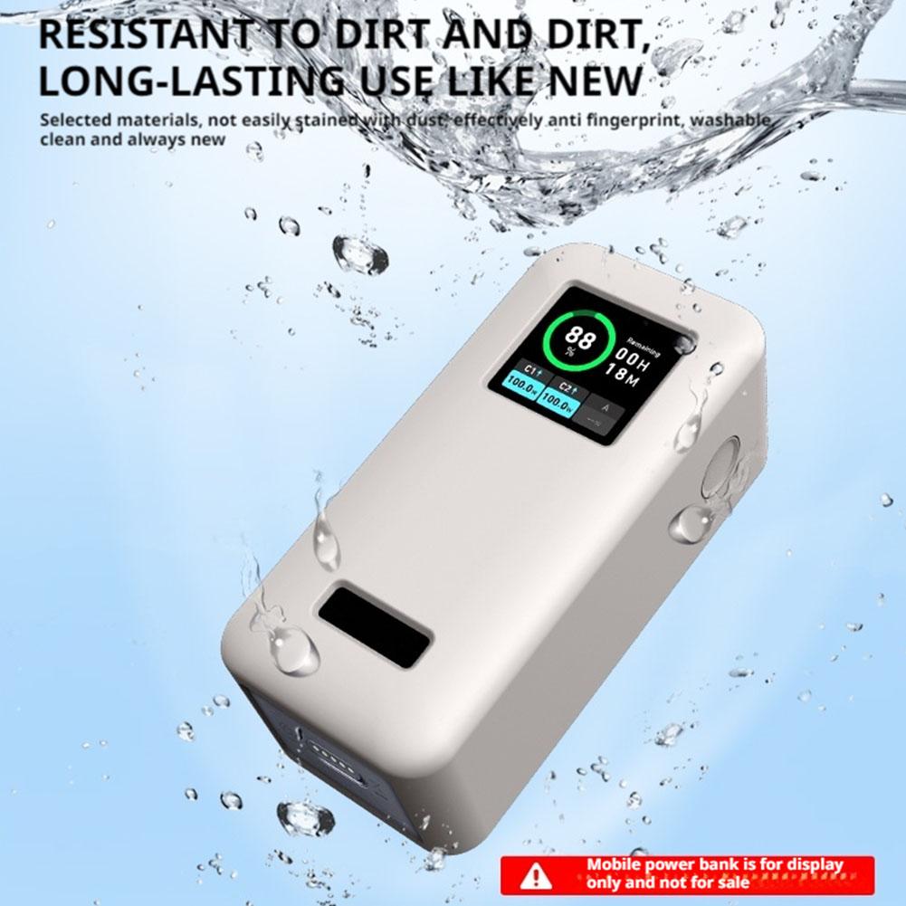 For Anker Prime 20000mAh Power Bank Silicone Protective Case Dustproof Shockproof Anti-drop Soft Power Bank Cover Accessories
